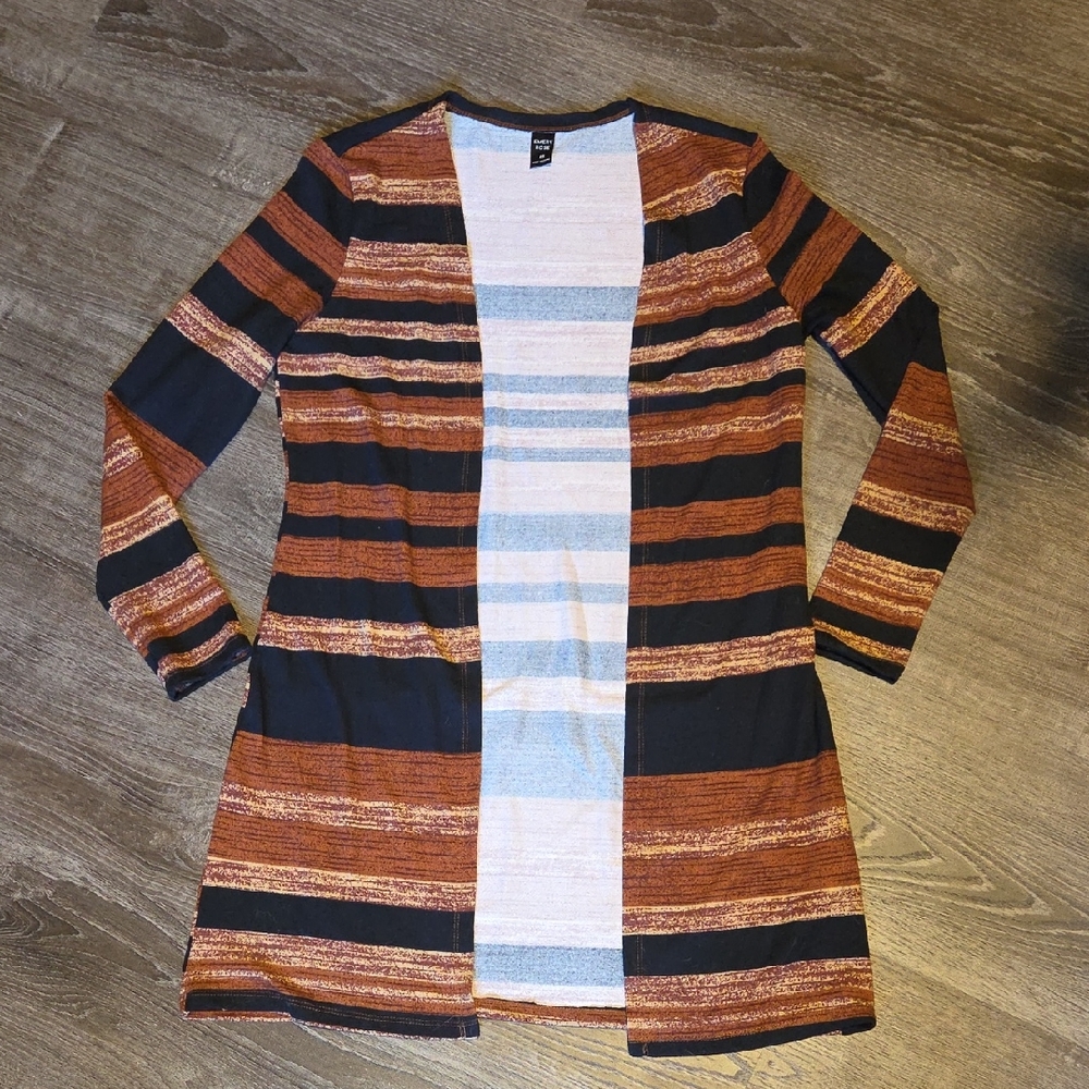 NWOT Striped Open-Front Cardigan Sweater - Emery Rose